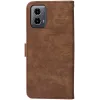 Coque portefeuille Phonesta Vintage Skin pour Motorola Moto G45 / Moto G34 - Marron 7