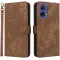 Coque portefeuille Phonesta Vintage Skin pour Motorola Moto G85 - Marron