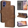 Coque portefeuille Phonesta Vintage Skin pour Motorola Moto G85 - Marron 6