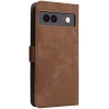 Coque portefeuille Phonesta Vintage Skin pour Google Pixel 8a - Marron 7