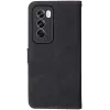 Coque portefeuille Phonesta Vintage Skin pour Oppo Reno12 Pro - Noir 8