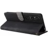 Coque portefeuille Phonesta Vintage Skin pour Sony Xperia 1 VI - Noir 4