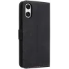 Coque portefeuille Phonesta Vintage Skin pour Sony Xperia 10 VI - Noir 8