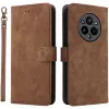 Coque portefeuille Phonesta Vintage Skin pour Realme 14 Pro Plus - Marron