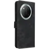 Coque portefeuille Phonesta Vintage Skin pour HONOR Magic7 Lite - Noir 7