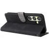 Coque portefeuille Phonesta Vintage Skin pour Samsung Galaxy S25 Plus - Noir 4