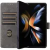 Coque portefeuille Phonesta Vintage Skin pour Samsung Galaxy Z Fold 6 - Noir 3