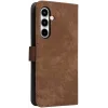 Coque portefeuille Phonesta Vintage Skin pour Samsung Galaxy A35 - Marron 7