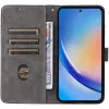 Coque portefeuille Phonesta Vintage Skin pour Samsung Galaxy A35 - Noir 1