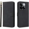 Coque portefeuille Phonesta Vintage Skin pour Xiaomi 14T - Noir