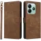 Coque portefeuille Phonesta Vintage Skin pour Xiaomi Redmi Note 14 5G - Marron