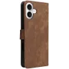 Coque portefeuille Phonesta Vintage Skin pour Apple iPhone 16 - Marron 7