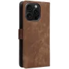 Coque portefeuille Phonesta Vintage Skin pour Apple iPhone 16 Pro Max - Marron 7