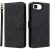 Coque portefeuille Phonesta Vintage Skin pour Apple iPhone 17e/16e - Noir