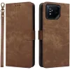 Coque portefeuille Phonesta Vintage Skin pour Asus ROG Phone 8/8 Pro - Marron