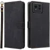 Coque portefeuille Phonesta Vintage Skin pour Asus Zenfone 11 Ultra - Noir