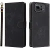 Coque portefeuille Phonesta Vintage Skin pour Asus Zenfone 12 Ultra - Noir