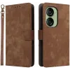 Coque portefeuille Phonesta Vintage Skin pour Asus Zenfone 10 - Marron