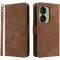 Coque portefeuille Phonesta Vintage Skin pour Asus Zenfone 10 - Marron