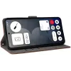 Coque portefeuille Phonesta Vintage Skin pour Nothing Phone (3a) Pro - Marron 4