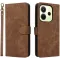 Coque portefeuille Phonesta Vintage Skin pour Xiaomi Redmi Note 14 4G 163.2mm - Marron