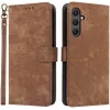 Coque portefeuille Phonesta Vintage Skin pour Samsung Galaxy A25 - Marron