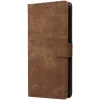 Coque portefeuille Phonesta Vintage Skin pour Samsung Galaxy A56 - Marron 7
