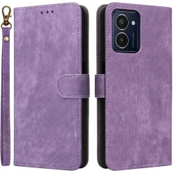 Coque portefeuille Phonesta Vintage Skin pour HMD Pulse/Pulse Plus/Pulse Pro - Violet