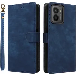 Coque portefeuille Phonesta Vintage Skin pour HMD Fusion/Fusion X1 - Bleu