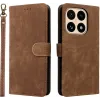 Coque portefeuille Phonesta Vintage Skin pour Xiaomi 15T - Marron