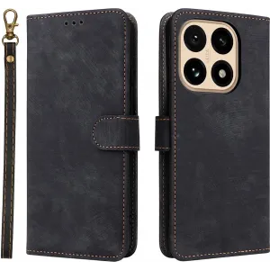 Coque portefeuille Phonesta Vintage Skin pour Xiaomi 15T - Noir