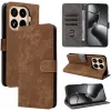 Coque portefeuille Phonesta Vintage Skin pour Xiaomi 15T Pro - Marron 9