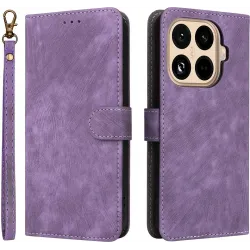 Coque portefeuille Phonesta Vintage Skin pour Xiaomi 15T Pro - Violet