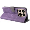 Coque portefeuille Phonesta Vintage Skin pour Xiaomi 15T Pro - Violet 5