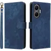 Coque portefeuille Phonesta Vintage Skin pour Xiaomi Poco F7 - Bleu