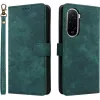 Coque portefeuille Phonesta Vintage Skin pour Xiaomi Poco M7 - Vert