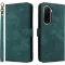 Coque portefeuille Phonesta Vintage Skin pour Xiaomi Poco M7 - Vert