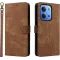 Coque portefeuille Phonesta Vintage Skin pour Xiaomi Redmi 15C / Xiaomi Poco C85 - Marron
