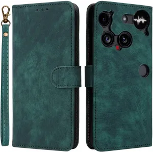 Coque portefeuille Phonesta Vintage Skin pour Nothing Phone (3) - Vert