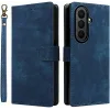 Coque portefeuille Phonesta Vintage Skin pour Samsung Galaxy Z Fold 7 - Bleu