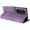 Coque portefeuille Phonesta Vintage Skin pour Samsung Galaxy Z Fold 7 - Violet 6