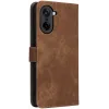 Coque portefeuille Phonesta Vintage Skin pour OnePlus Nord CE5 - Marron 7