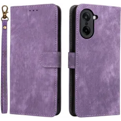 Coque portefeuille Phonesta Vintage Skin pour OnePlus Nord CE5 - Violet