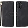 Coque portefeuille Phonesta Vintage Skin pour OnePlus Nord CE5 - Noir