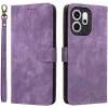 Coque portefeuille Phonesta Vintage Skin pour Oppo Reno14 F/FS - Violet