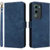 Coque portefeuille Phonesta Vintage Skin pour Oppo A5/A5m - Bleu