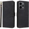 Coque portefeuille Phonesta Vintage Skin pour Oppo Reno14 - Noir