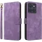 Coque portefeuille Phonesta Vintage Skin pour Motorola Edge 70 - Violet