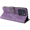 Coque portefeuille Phonesta Vintage Skin pour Motorola Edge 70 - Violet 5