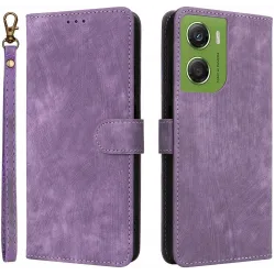 Coque portefeuille Phonesta Vintage Skin pour Motorola Moto G06/G06 Power - Violet